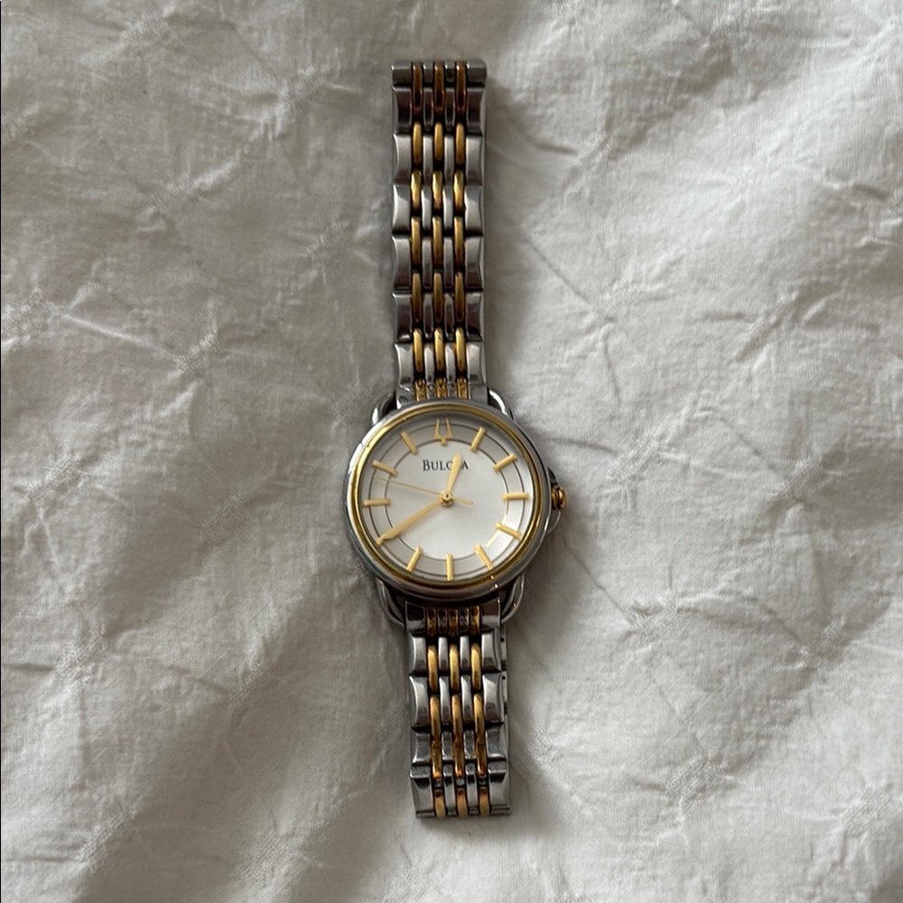 Bulova Gold and Silver Bracelet Watch